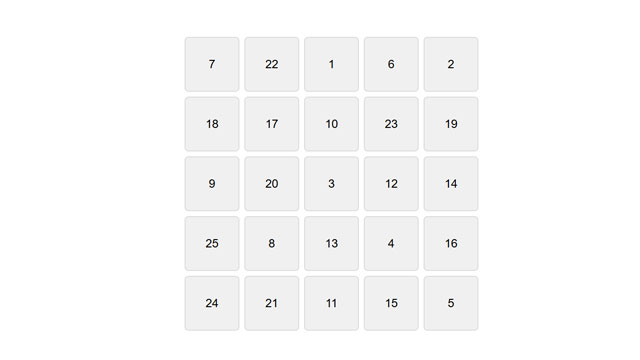 舒尔特方格练习